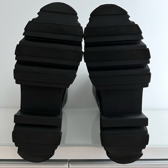 Gia Borghini X Pernille Teisbaek black leather knee-high boots - Picture 7 of 14